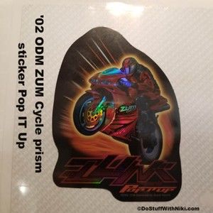 '02 ODM ZUM Cycle prism sticker Pop IT Up